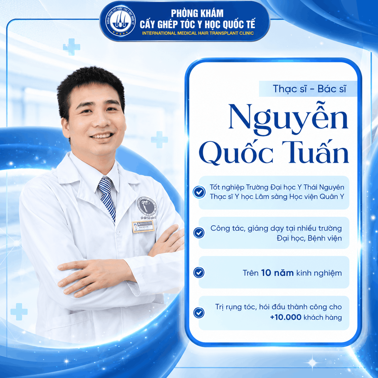 Trình độ chuyên môn và kinh nghiệm của ThS. BS Nguyễn Quốc Tuấn