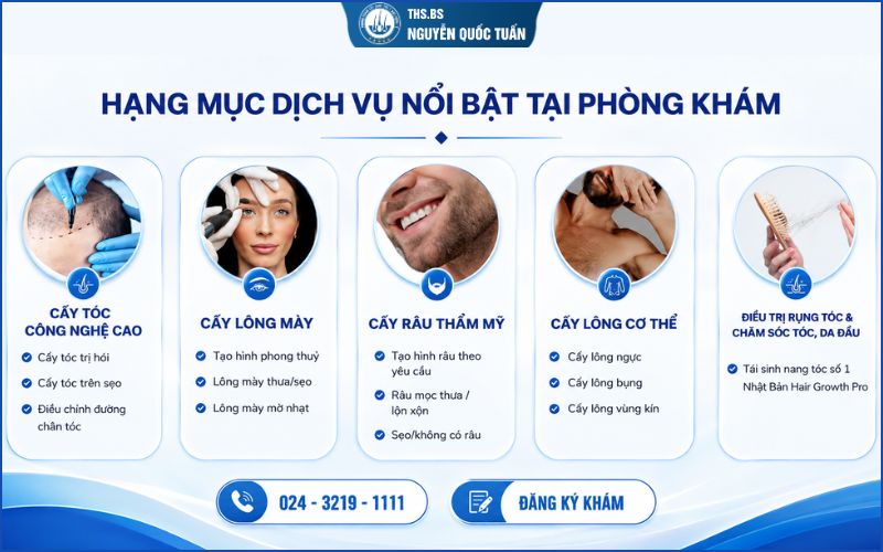 Phòng khám cung cấp những dịch vụ nào? 