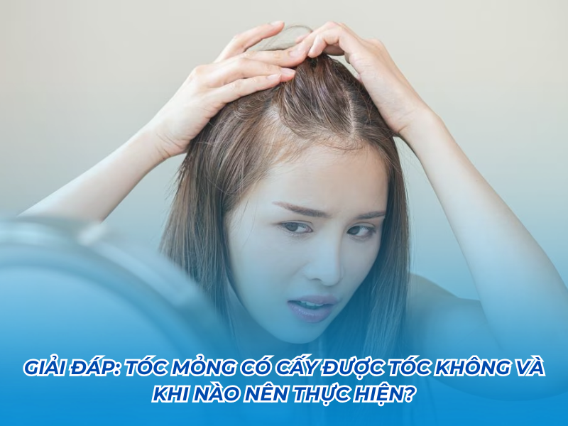 tóc mỏng có cấy được tóc không