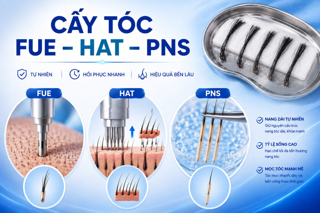 cấy tóc fue hat pns