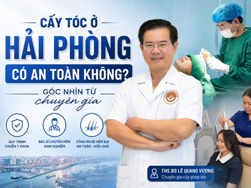 Cấy tóc ở Hải Phòng có an toàn không? Góc nhìn từ chuyên gia