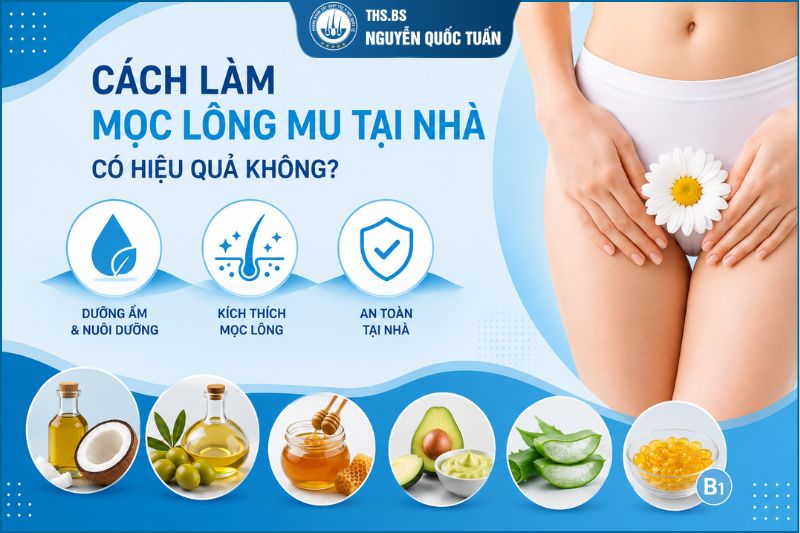 Cách làm mọc lông mu tại nhà có hiệu quả không? 