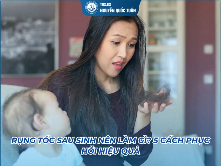 rụng tóc sau sinh