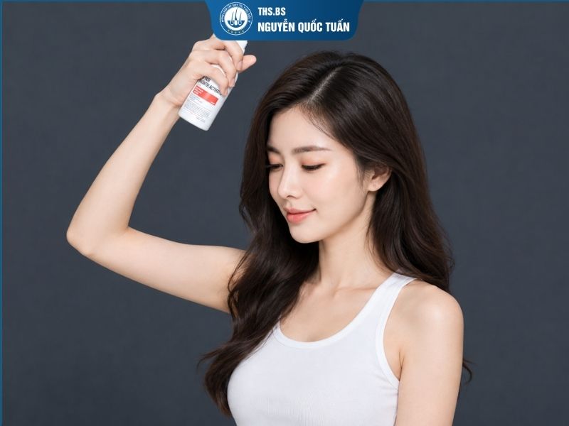 Dùng thuốc - Lựa chọn khi nang tóc còn hoạt động 