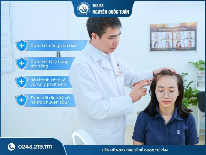 Quyền lợi sau khi bạn cấy tóc 