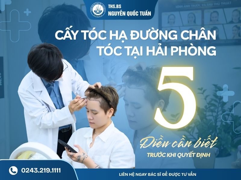 cấy hạ đường chân tóc tại hải phòng