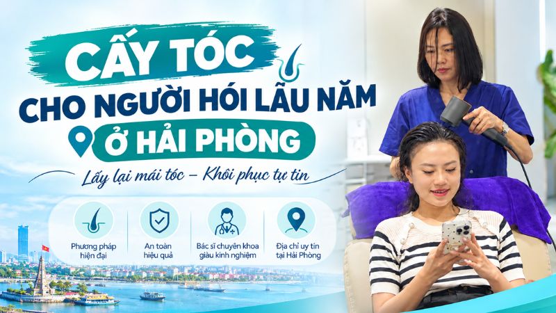 cấy tóc cho người hói lâu năm