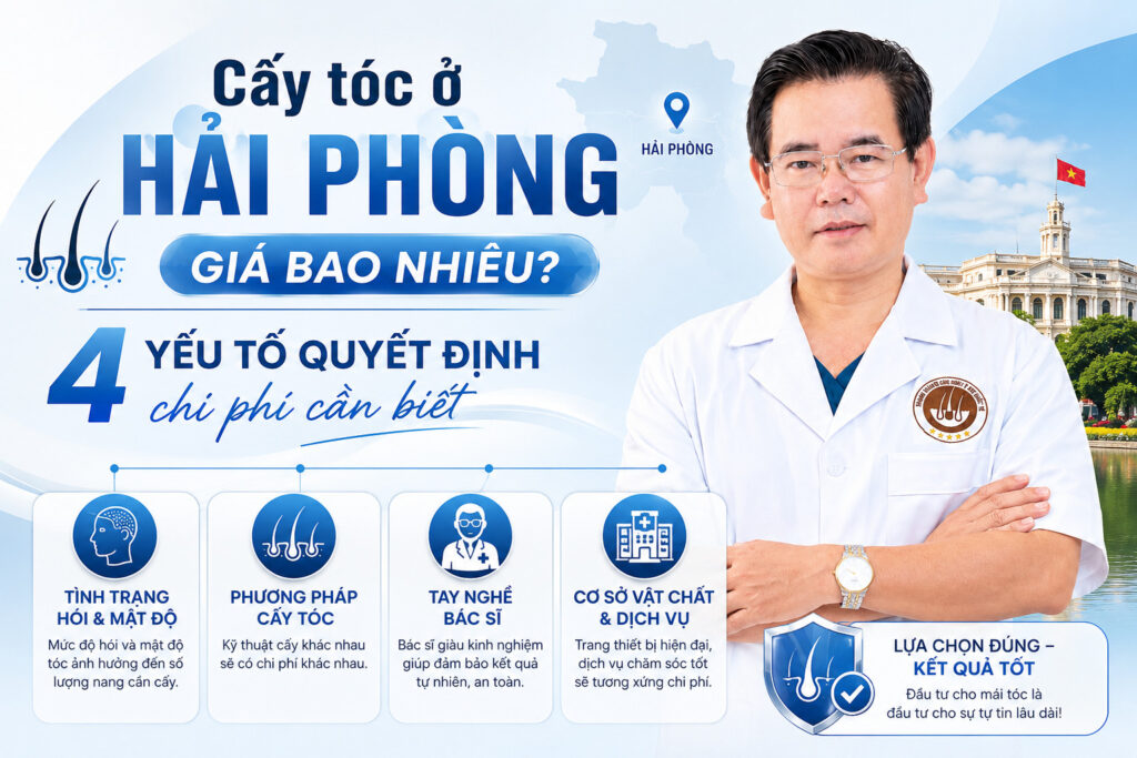 cấy tóc ở hải phòng giá bao nhiêu