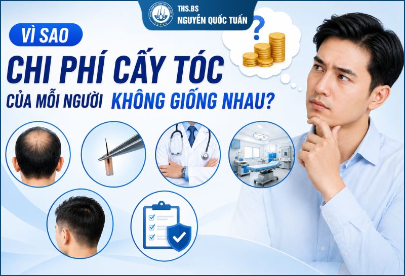 Vì sao chi phí cấy tóc của mỗi người không giống nhau? 