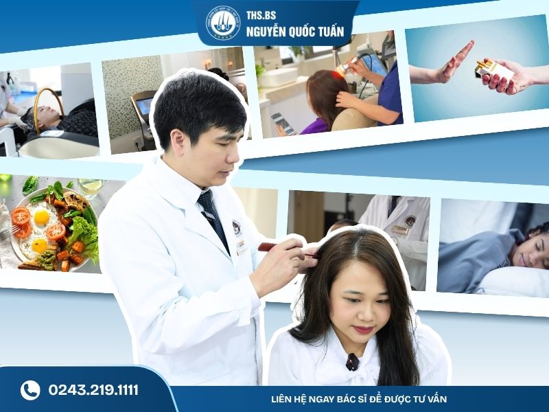 Làm gì để hạn chế tình trạng cấy tóc không mọc? 