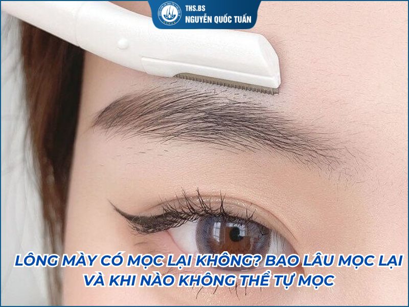 lông mày có mọc lại không