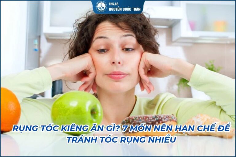 rụng tóc kiêng ăn gì