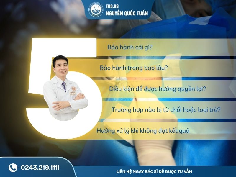Chính sách bảo hành cấy tóc không nên bỏ qua  