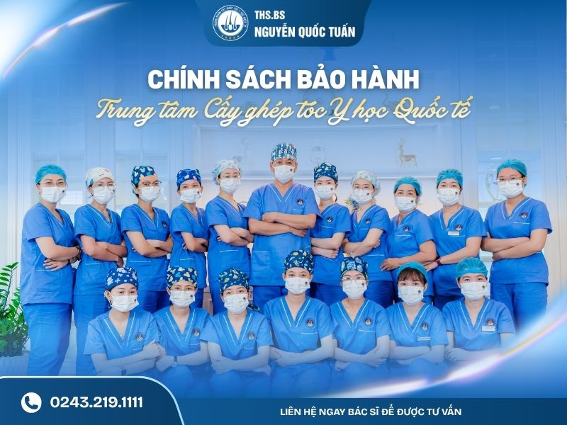 Chính sách bảo hành tại Trung tâm Cấy ghép tóc Y học Quốc tế 