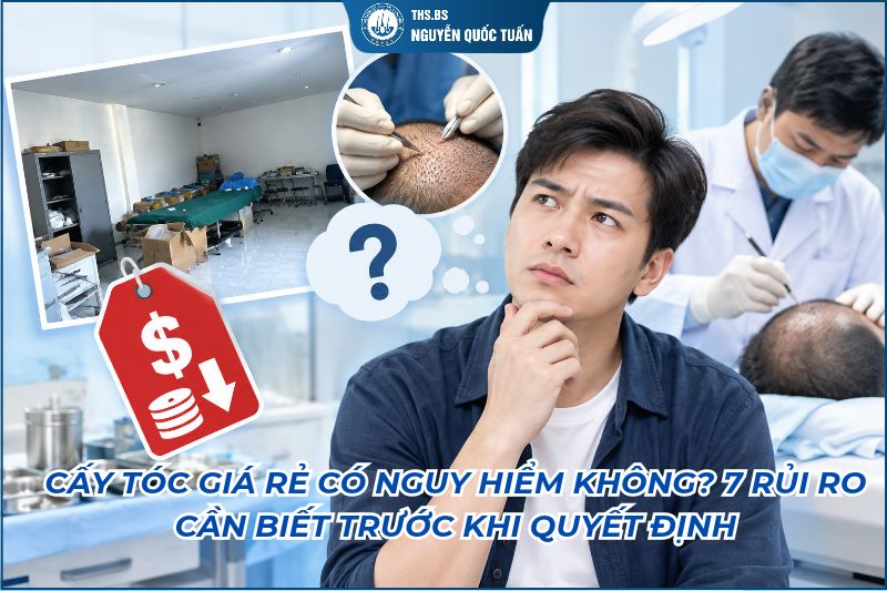 cấy tóc giá rẻ có nguy hiểm không