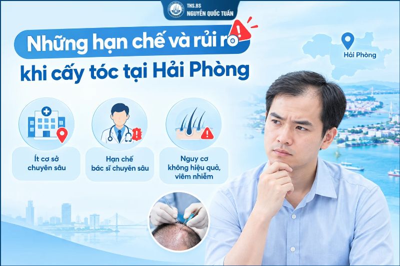 Những hạn chế và rủi ro khi cấy tóc tại Hải Phòng
