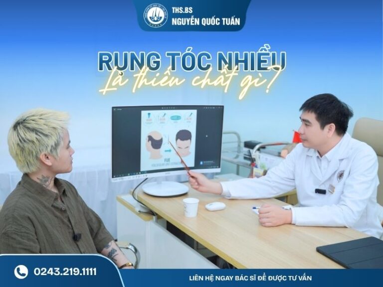 rụng tóc nhiều là thiếu chất gì