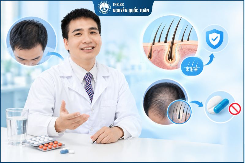 Cấy tóc xong có phải uống thuốc cả đời không? Giải đáp từ chuyên gia 