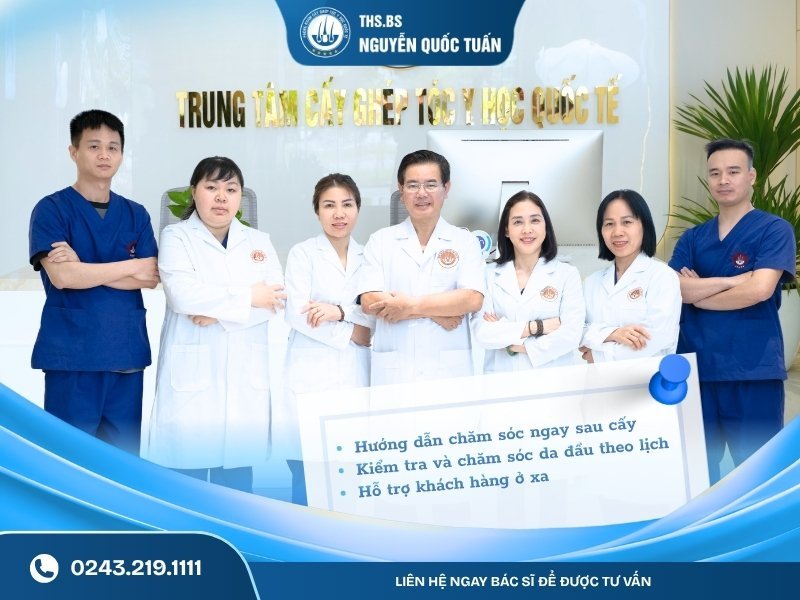 Chăm sóc sau cấy chuyên nghiệp - Tiêu chí cần quan tâm khi chọn địa chỉ cấy tóc 