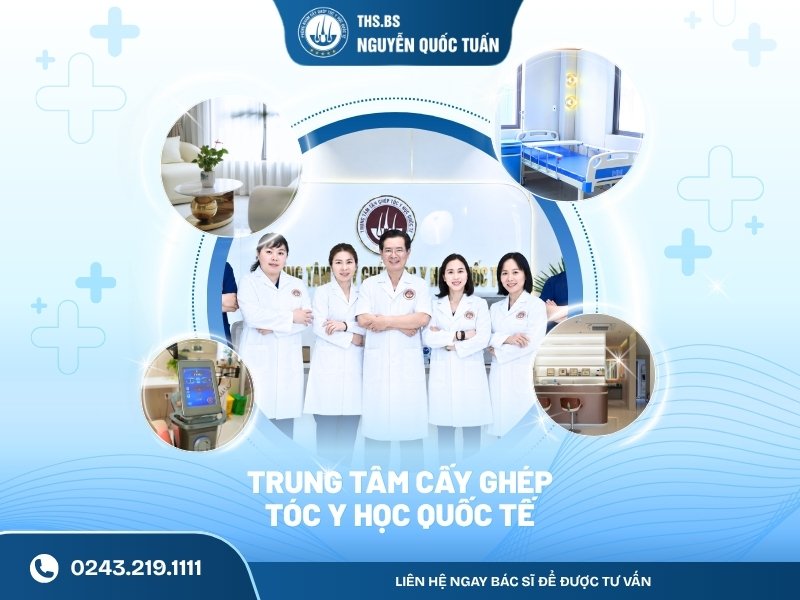 Trung tâm Cấy ghép tóc Y học Quốc tế - Địa chỉ khám và cấy tóc uy tín 
